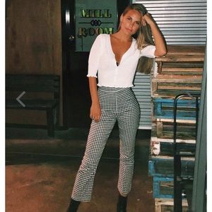 Life On Mars Check Pants